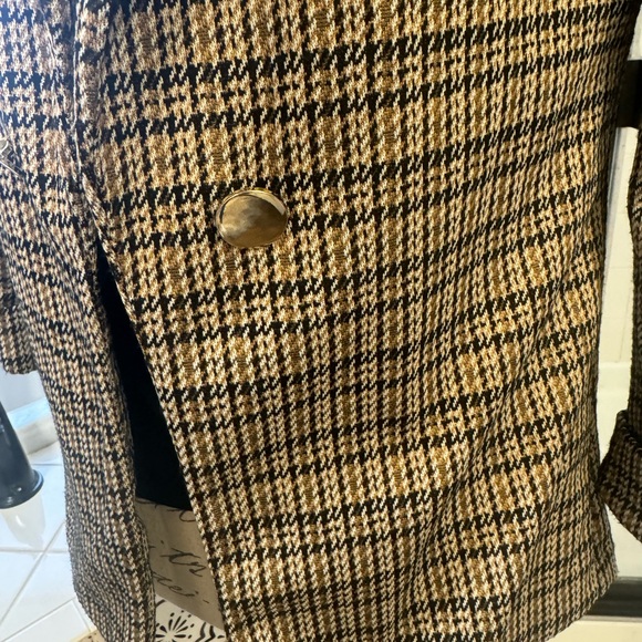 Wearever Soft-Collar Houndstooth Pattern Blazer Jacket - Picture 4 of 8